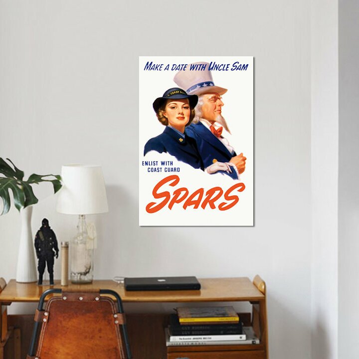 coast guard spar vintage poster